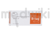 B TAG 40mg Tablet 10s