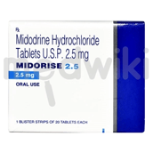 मिडोराइज 2.5mg टैबलेट 20s