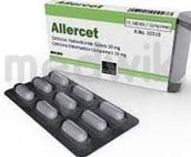 ऐलेर्सेट 10एमजी टैबलेट 10एस