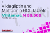 विल्डामैक एम 50mg/500mg टैबलेट 15s