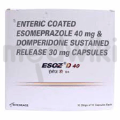 एसोज़ डी 40एमजी कैप्सूल एसआर 15एस