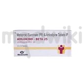 एमलोकाइंड बीटा 5एमजी/25एमजी टैबलेट पीआर 10एस