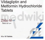 ज़िल्डा एम 500mg/50mg टैबलेट 15s