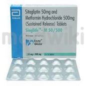सियाग्लाइड एम 50mg/500mg टैबलेट एसआर 15s