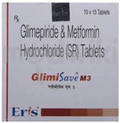 ग्लिम्पर एम 3mg/500mg टैबलेट एसआर