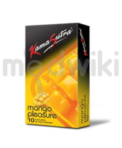 कामसूत्र डॉटेड कंडोम मैंगो 10 एस