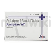 अम्लोडैक एटी 5एमजी/50एमजी टैबलेट 10एस