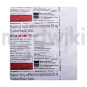 सीताप्राइड एम 500mg/50mg टैबलेट एसआर 15s