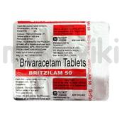ब्रिट्ज़िलैम 50मिलीग्राम टैबलेट 