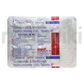 एक्यूग्लिम एम 2एमजी/500एमजी टैबलेट 10एस