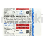हेमेट ट्रायो 2mg/500mg/0.3mg टैबलेट 10p