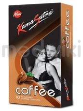 कामसूत्र डॉटेड कंडोम कॉफी 10s