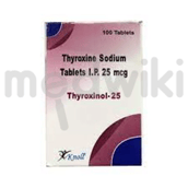 Thyroxinol 25mcg Tablet 100s