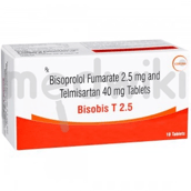 बिसोबिस टी 2.5 एमजी/40 एमजी टैबलेट 10 एस