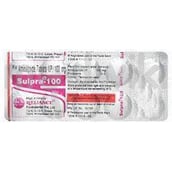 सुल्प्राम 100एमजी टैबलेट 10एस