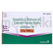 कोम्बिग्लाइज एक्सआर 5mg/1000mg टैबलेट