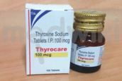 थायरोकेयर 100mcg टैबलेट