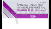 प्रोपेनोल एसआर 40mg टैबलेट