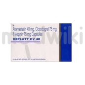 डिप्लैट सीवी 75mg/40mg/75mg कैप्सूल 10s
