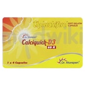 कैल्सीक्विक डी3 60के कैप्सूल 4एस