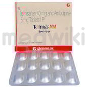 टेल्मा एएम 40एमजी/5एमजी टैबलेट 30एस