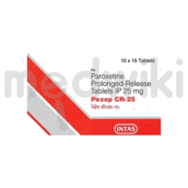 पेक्सेप 25एमजी टैबलेट सीआर 15एस