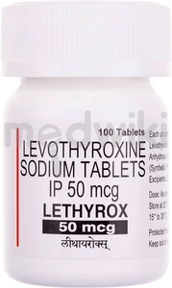 लेथायरोक्स 50एमसीजी टैबलेट 100एस
