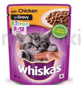 Whiskas Chicken in Gravy Wet Kitten food 85gm