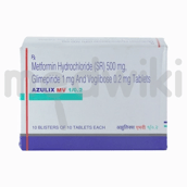 एज़ुलिक्स एमवी 1mg/500mg/0.2mg टैबलेट एसआर 10एस