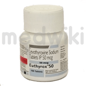 यूथायरोक्स 50 टैबलेट 100एस