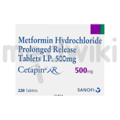 सिटापिन 500एमजी टैबलेट एक्सआर 10एस