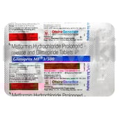 ग्लिमीप्रेक्स एमएफ 3एमजी/500एमजी टैबलेट पीआर 10एस