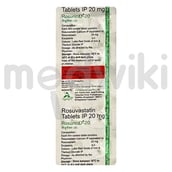 रोसुरिका 20एमजी टैबलेट 10एस