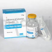 कुट्रैक्स एसबी 1000mg/500mg इंजेक्शन