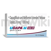 Udapa M 10mg/1000mg Tablet XR 10s