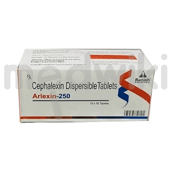 अर्लेक्सिन 250 टैबलेट डीटी
