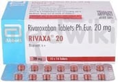 रिवक्सा 20mg टैबलेट 14एस