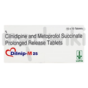 Dilnip M 10एमजी/25एमजी Tablet 10एस