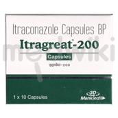 इट्राग्रेट 200एमजी कैप्सूल 10एस