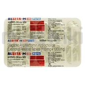 अलसिटा-एम 100mg/1000mg फोर्ट टैबलेट 10s
