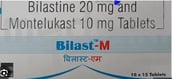 बिलास्ट एम 10एमजी/20एमजी टैबलेट 15एस