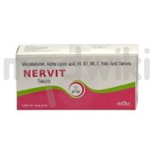 नर्विट 500mcg टैबलेट