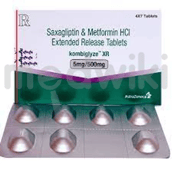 कोम्बिग्लाइज़ एक्सआर 5mg/500mg टैबलेट