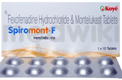 Spiromont F 180mg/10mg Tablet 10s