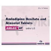 अम्लोज़ एटी 5mg/50mg टैबलेट