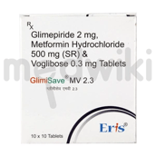 ग्लिमिसेव एमवी 2.3एमजी टैबलेट एसआर 15एस