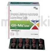 जीएलआई मी 2mg/500mg टैबलेट एसआर