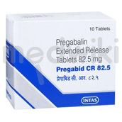 Pregabid CR 82.5 Tablet ER 10s