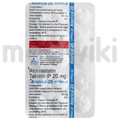 एटोरिका 20एमजी टैबलेट 15s