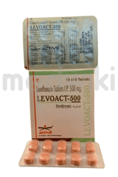 लेवोएक्ट 500mg टैबलेट